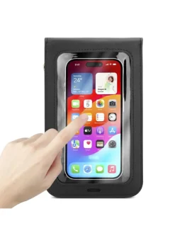 Handytasche für Samsung Galaxy A70e Hülle Umhängetasche in Schwarz