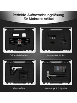 Hartschalen-Kamerakoffer 22" in Schwarz