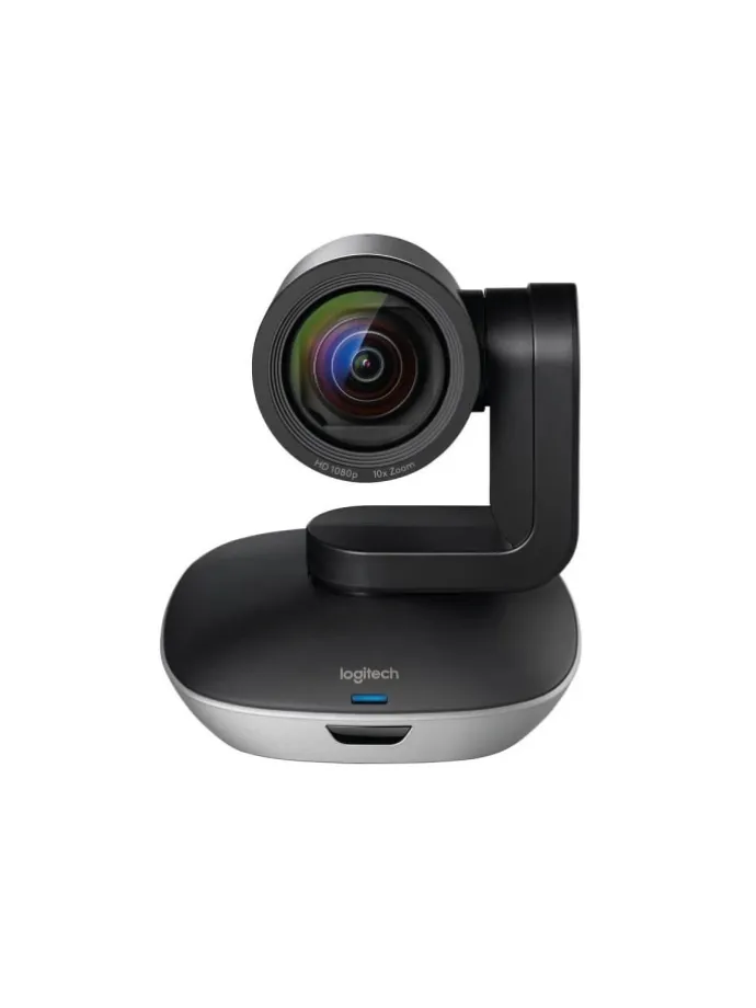 HD Webcam mit Videokonferenzsystem - Logitech GROUP Full HD-Webcam in Schwarz