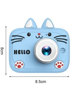 HD-Fotokamera in Hellblau