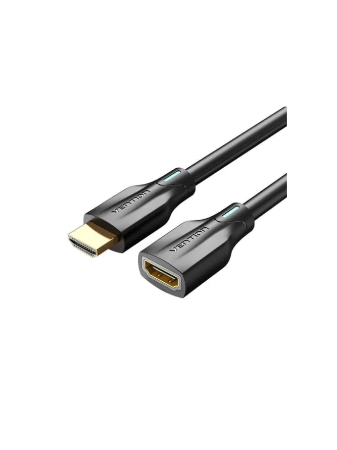 HDMI 2.1 Verlängerungskabel, 1,5m, 8K 60Hz/ 4K 120Hz (schwarz)
