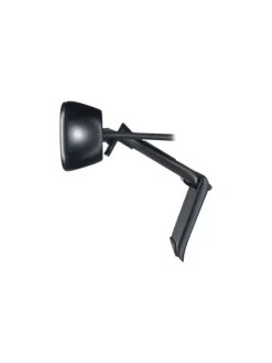 HD-Webcam 1280 x 720 Pixel mit Standfuß und Klemm-Halterung in Schwarz