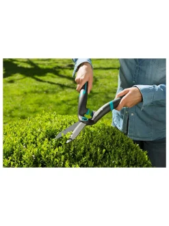 Heckenschere "PrecisionCut" in Grau/ Türkis