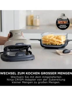 Heißluftfritteuse Crispi FN101EUST in braun