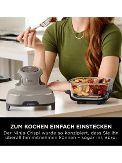 Heißluftfritteuse Crispi FN101EUST in braun