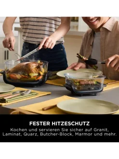 Heißluftfritteuse Crispi FN101EUST in braun