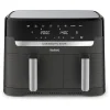 Heißluftfritteuse "Dual Easy Fry & Grill" in Schwarz