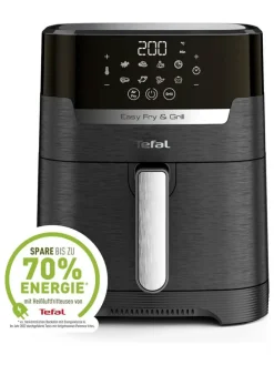 Heißluftfritteuse "Easy Fry & Grill XL Precision" in Schwarz - 4,2 l