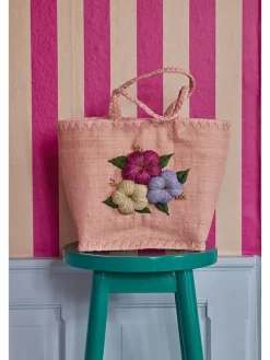 Henkeltasche in Rosa - (B)35 x (H)35 x (T)25 cm