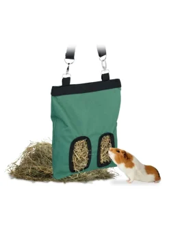 Heutasche in Grün/ Schwarz - (B)25 x (H)31 cm