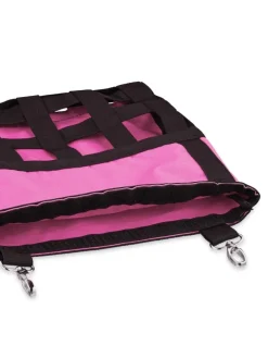 Heutasche in Pink/ Schwarz - (B)30 x (H)30 cm