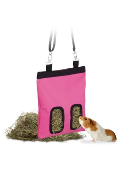 Heutasche in Pink/ Schwarz - (B)25 x (H)31 cm