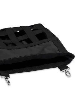 Heutasche in Schwarz - (B)30 x (H)30 cm