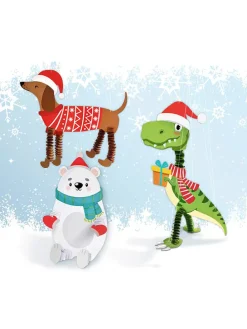 Hexentreppen-Bastelset "Winter" in Bunt