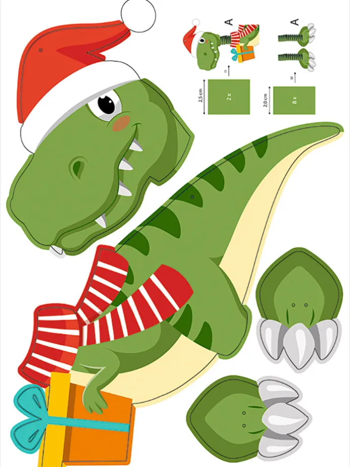 Hexentreppen-Bastelset "Winter" in Bunt