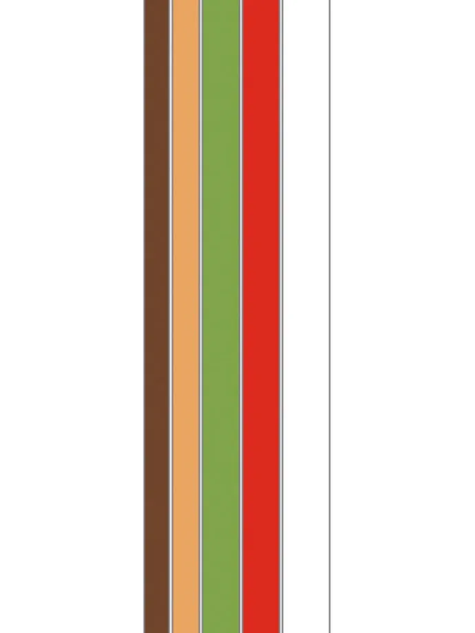 Hexentreppen-Bastelset "Winter" in Bunt