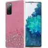 Hülle für Samsung Galaxy S20 FE Glitter in Rosa mit Glitter
