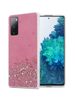 Hülle für Samsung Galaxy S20 FE Glitter in Rosa mit Glitter