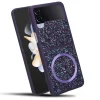 Hülle für Samsung Galaxy Z FLIP 4 Glitzer Schutzhülle in Lila