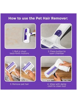 HMSCT0001-XJ Tierhaarentferner in Weiß