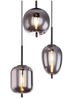 Hängeleuchte "Backy" in Grau - Ø 46 cm