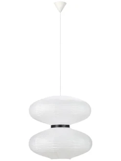 Hängeleuchte "Dual" in Weiß - (H)58 x Ø 60 cm