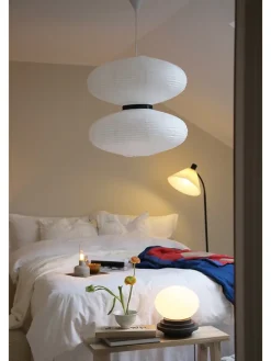 Hängeleuchte "Dual" in Weiß - (H)58 x Ø 60 cm