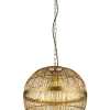 Hängeleuchte "HERMI II" in gold