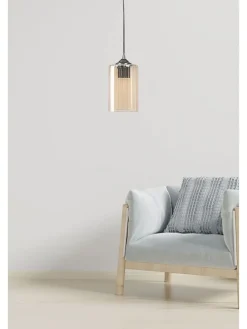 Hängeleuchte in Gelb - (H)60 x Ø 10 cm