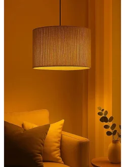 Hängeleuchte in Grün - (H)60 x Ø 30 cm