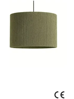 Hängeleuchte in Grün - (H)60 x Ø 30 cm