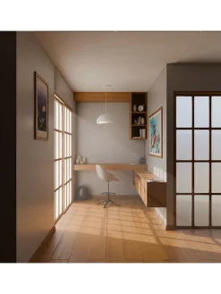 Hängeleuchte in Weiß - Ø 34 cm