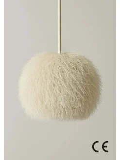 Hängeleuchte in Weiß - (H)75 x Ø 35 cm