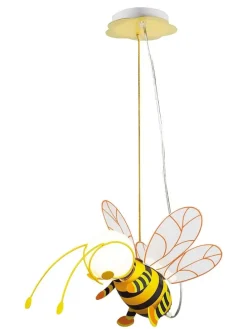 Hängeleuchte "Kita" in Gold/ Schwarz - (B)36 cm