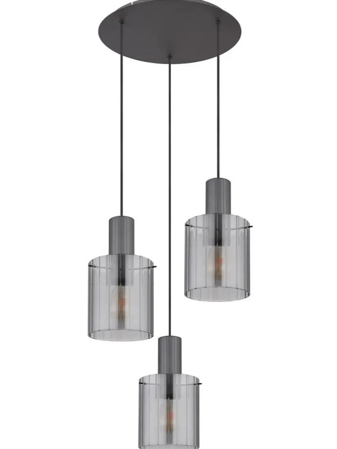 Hängeleuchte "TULIVAR" in gray