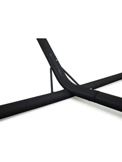 Hängematte in Schwarz/ Weiß - (B)290 x (H)100 x (T)100 cm