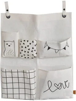 Hängeorganizer "Premium" in Beige - (B)50 x (H)60 cm