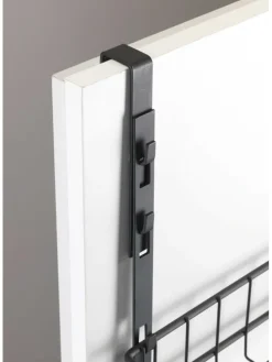 Hängeregal in Schwarz - (B)39 x (H)75 x (T)10 cm