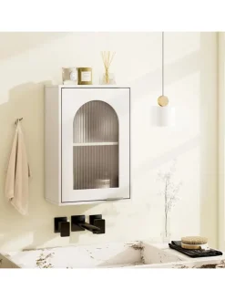 Hängeschrank Bad in Weiß