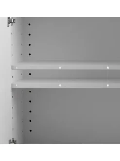 Hängeschrank in Weiß - (B)60 x (H)60 x (T)30 cm