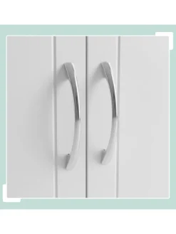 Hängeschrank in Weiß - (B)60 x (H)60 x (T)30 cm