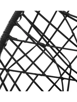 Hängesessel ALATRI in Schwarz/Grau - (W) 94 x (H) 108 x (L) 96 cm