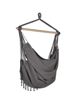 Hängesessel BONEA in Grau - (W) 95 x (H) 125 x (L) 55 cm