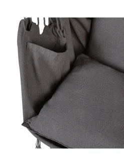 Hängesessel BONEA in Grau - (W) 95 x (H) 125 x (L) 55 cm