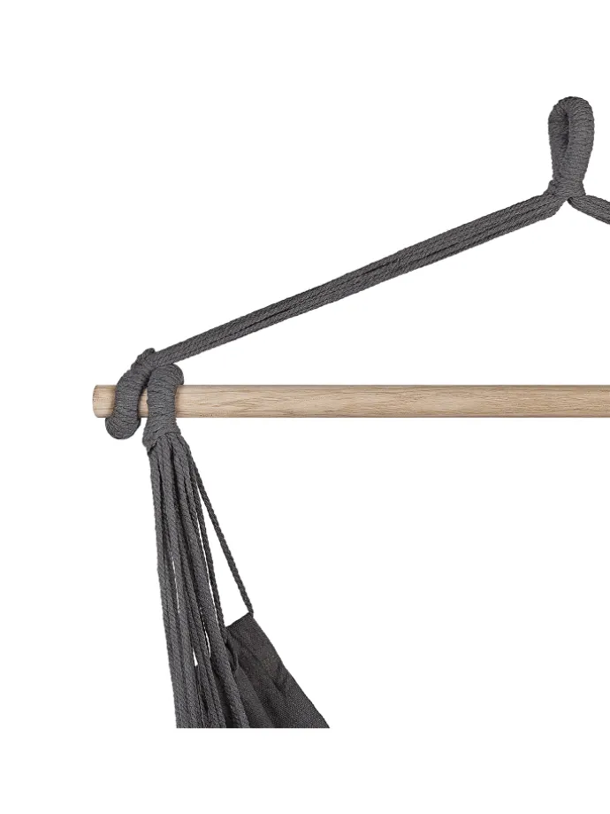 Hängesessel BONEA in Grau - (W) 95 x (H) 125 x (L) 55 cm