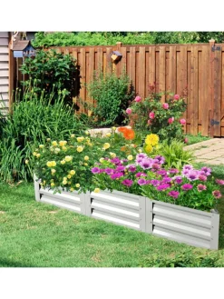 Hochbeet 6 tlg. Set in Silber