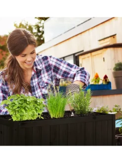 Hochbeet in Braun - (B)74 x (H)80 x (T)38 cm