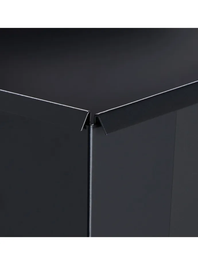 Hochbeet in Schwarz - (B)99 x (H)83 x (T)26 cm