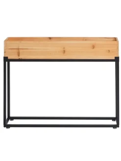 Hochbeet L32, Gestell schwarz, naturfarben