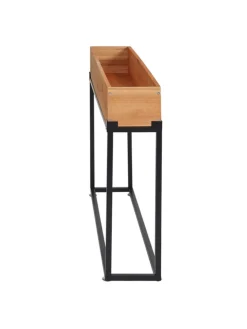 Hochbeet L32, Gestell schwarz, naturfarben